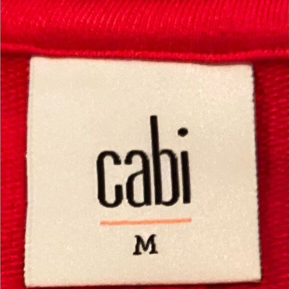 CAbi Red Whistle Tunic/Top Limited Edition 5616 Medium EUC - Picture 9 of 11